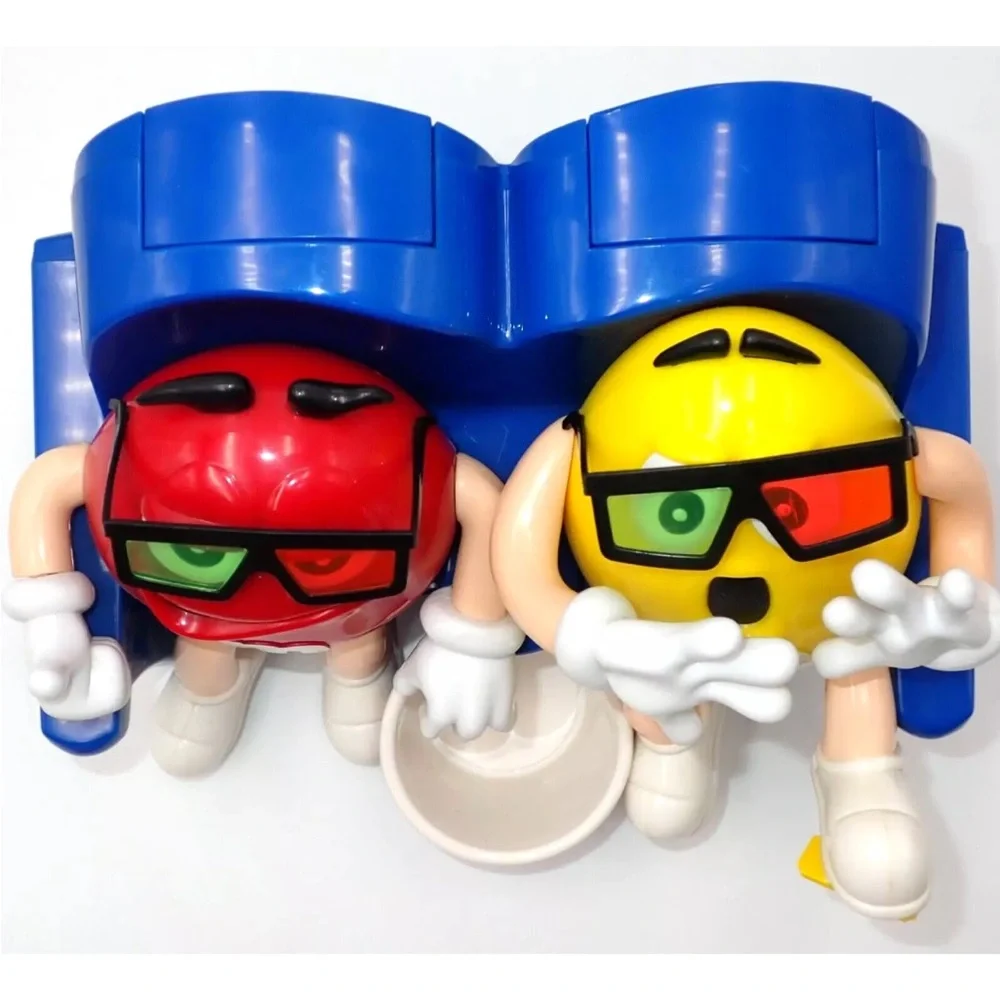 Vintage M&M Candy Dispenser At The Movies in 3-D Collectible Limited Edition